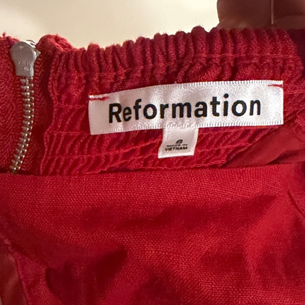 Reformation Vibrant Red Apparel